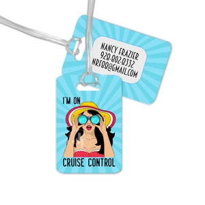 Sono su Cruise Control/Design etichetta bagaglio sublimazione/Design sublimazione/Etichetta bagaglio sublimazione/Clipart sublimazione/file png/png sublimazione