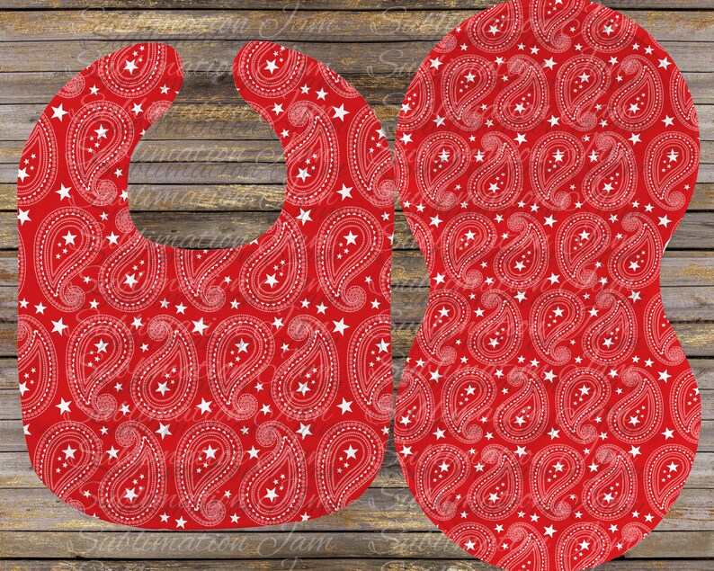 Bib & Burp Cloth Sublimation Template/sublimation Etsy