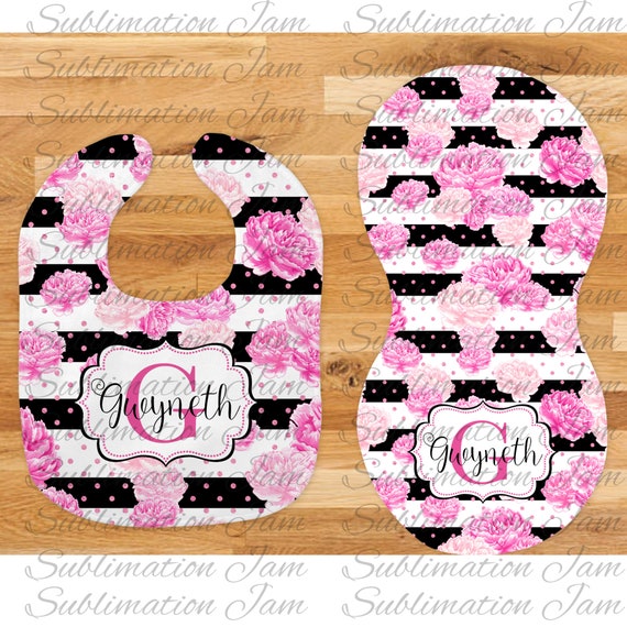 sublimation burp cloth