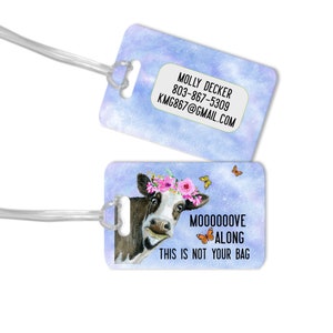 Mooove entlang, das ist nicht deine Tasche/Sublimation Gepäckanhänger Design/Sublimation design/Sublimation Gepäckanhänger/Sublimation Clipart/Sublimation