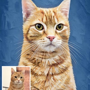 Cat portrait pet oil painting, painting from photo, custom dog painting, custom pet painting, pet portrait, custom pet portrait,
