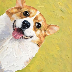 pet portrait from photo | Pet oil painting | custom dog painting | dog remembrance gift | custom cat painting | painting from photo