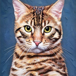 Pet oil painting, cat loss gift, cat portrait, custom cat painting, painting from photo custom dog painting custom pet painting pet portrait