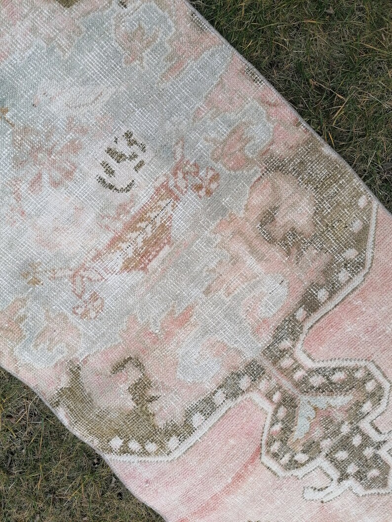 Oushak Turkish Runner Vintage Runner Vintage Anatolian Rug,7x2/'2 Vintage Turkish Rug Runner Rug,Kitchen Rug