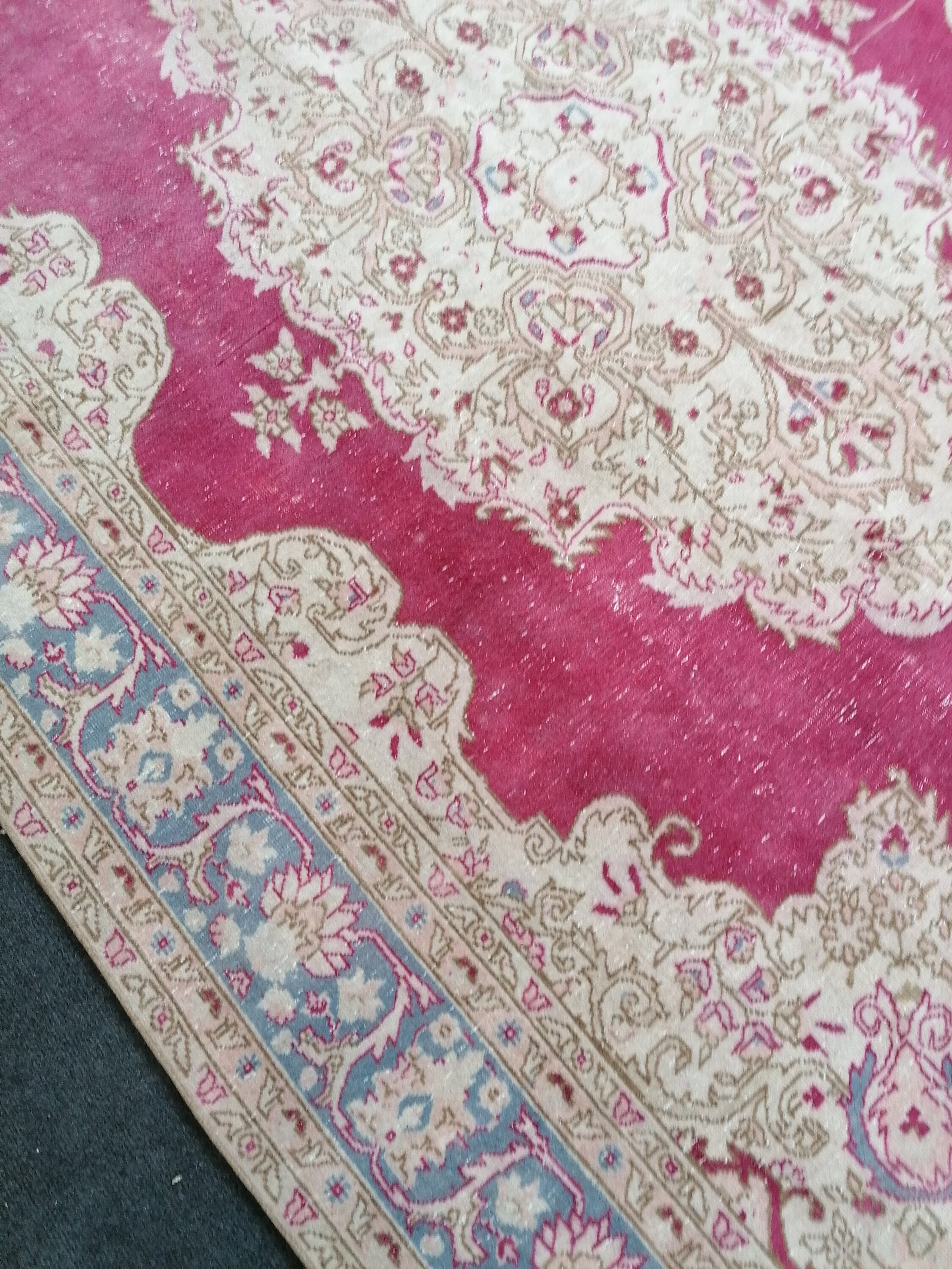 Bohemian Pink Color Rug Anatolıa Rugwool Vıntage Rugturkısh Etsy UK