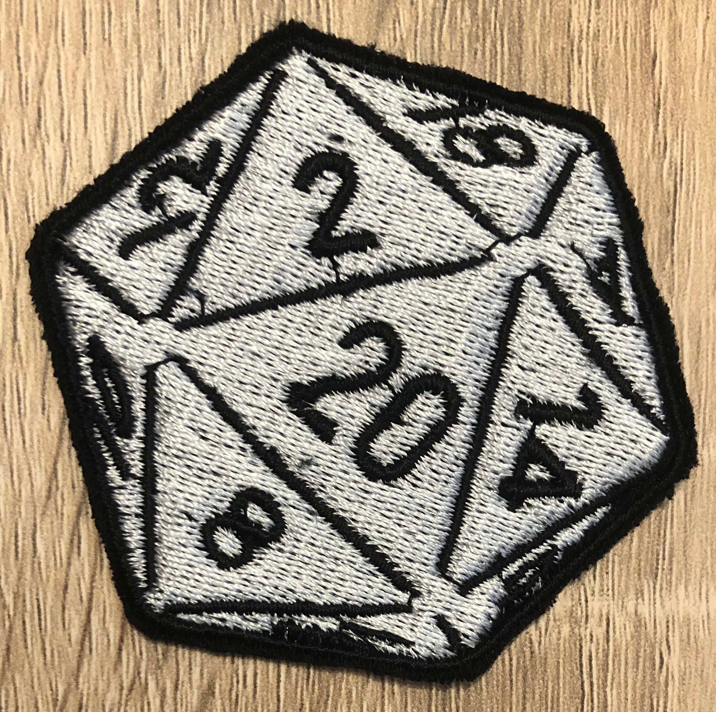 D20 Dice Patch Etsy