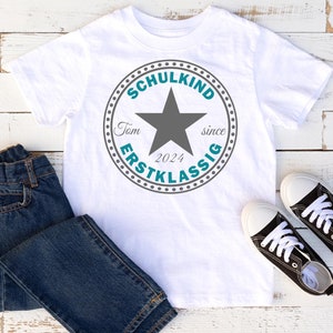 T-shirt for starting school, school child with name / starting school shirt / first day of school / T-shirt first day of school