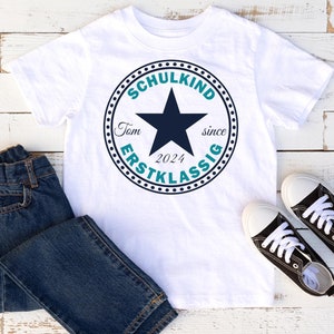 T-shirt for starting school, school child with name / starting school shirt / first day of school / T-shirt first day of school