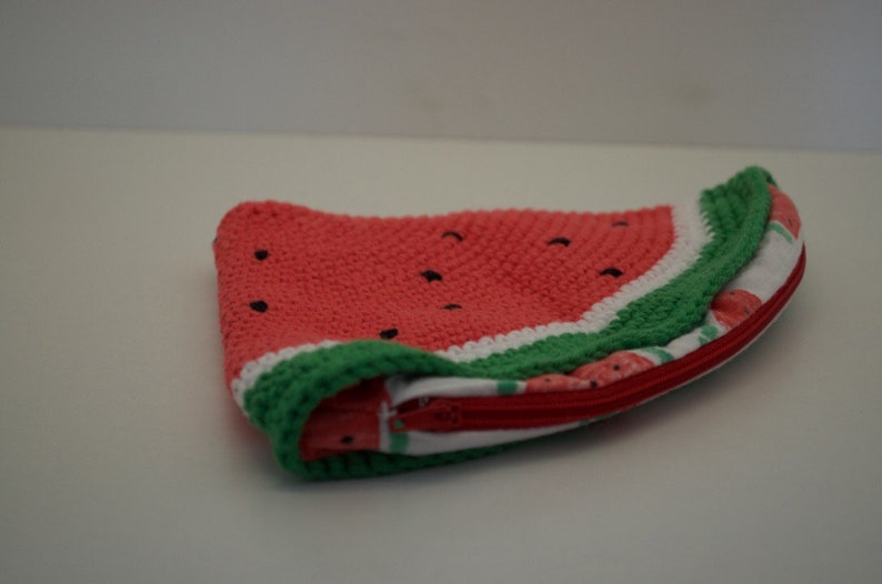 Crochet Pouch Cosmetic Pouch image 1