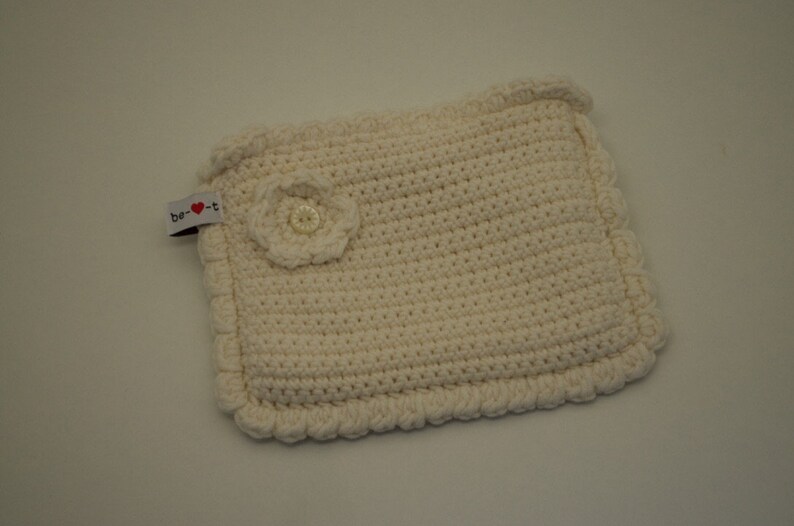 Crochet Pouch Cosmetic Pouch image 1