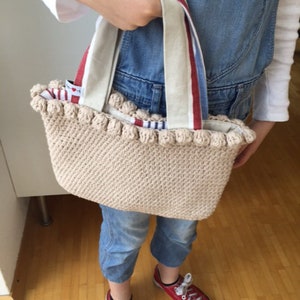 Kindertasche Shopper beige Bild 4