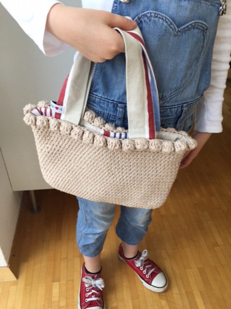 Kindertasche Shopper beige Bild 4