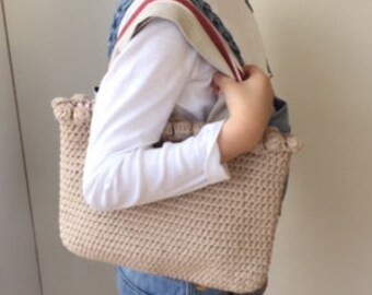 Child Bag Shopper Beige