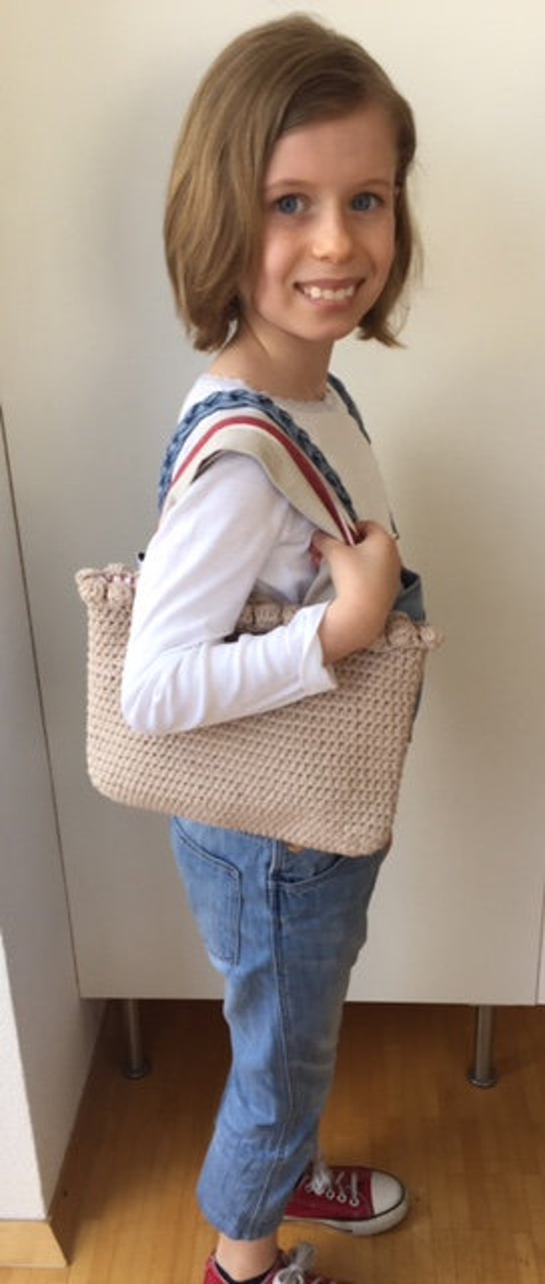 Kindertasche Shopper beige Bild 1