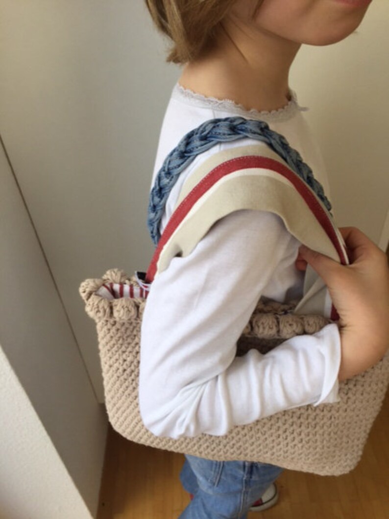 Kindertasche Shopper beige Bild 2