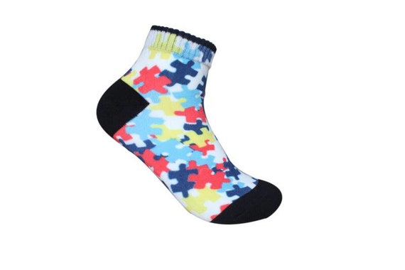 Personalized Autism Awareness 2 Dress Socks For Women Men