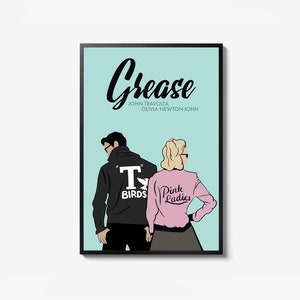 Grease Movie Poster Print