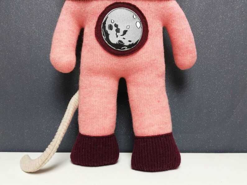 Pink Kitty Astronaut Plush Toy Handmade Kitty Cosmonaut | Etsy