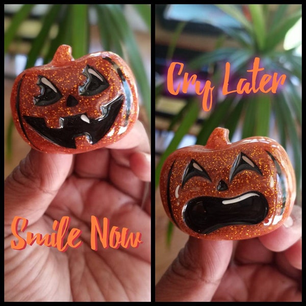 Smile Now Cry Later Jack O'Lantern Magnete, Kürbis Magnete, Halloween