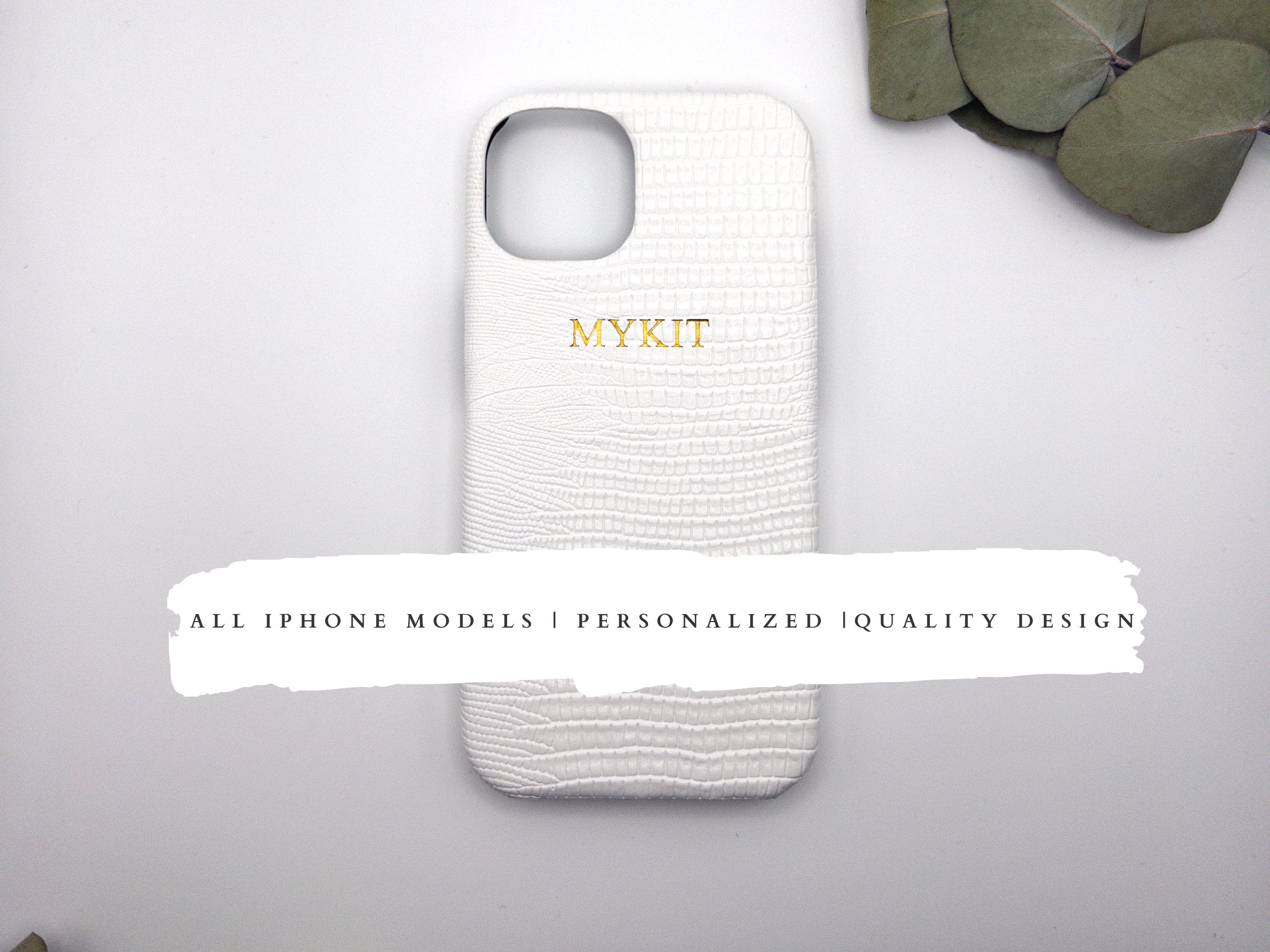 Custype iPhoneケース Crocodile Design ホワイト White Crocodile iPhone Case - Uniqfind