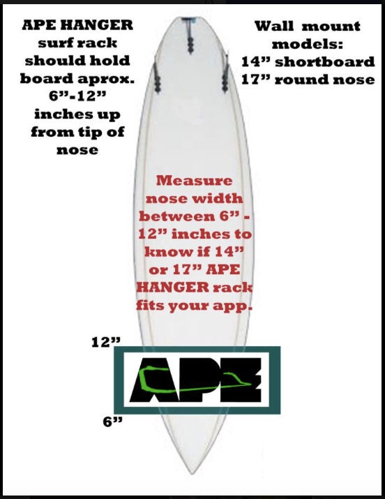 Ape Hanger Vertical Surf Racks Etsy
