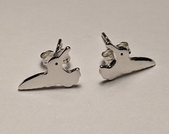 Hummingbird Stud earrings birds 925 sterling silver
