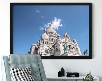 Paris Montmartre Wall Art Sacre Coeur Cathedral Photo Amelie Gift