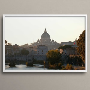 Rome Cityscape, Italian Decor, Architecture Photography, Roman Landscape, Europe Wall Decor, Italian Landmarks, Italy Home Decor