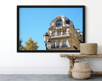 Paris Print, Batignolles, Haussmann Building, Paris Decor, Architecture Poster, Paris Wall Art, Street photography, urban photography
