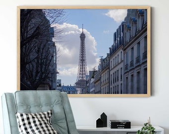 Eiffel Tower Art Print: Parisian Architecture Photography