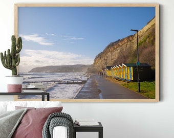 Seaside Print, Little Beach Hut, Isle of Wight, Seaside Prints, Seascape Prints, Seaside Picture, Coastal Artwork