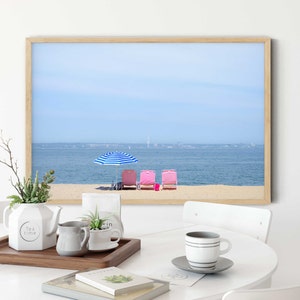 Beach Photography, Seascape, Isle of Wight, Portsmouth Seaside Print, Minimal, Beach Decor, Coastal