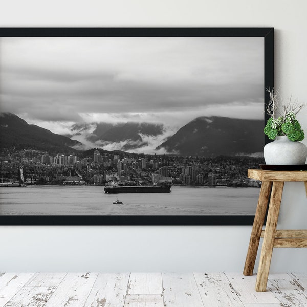 Vancouver, Vancouver Print, British Columbia Poster, Canadian Landscape, Vancouver Art, Canada Poster