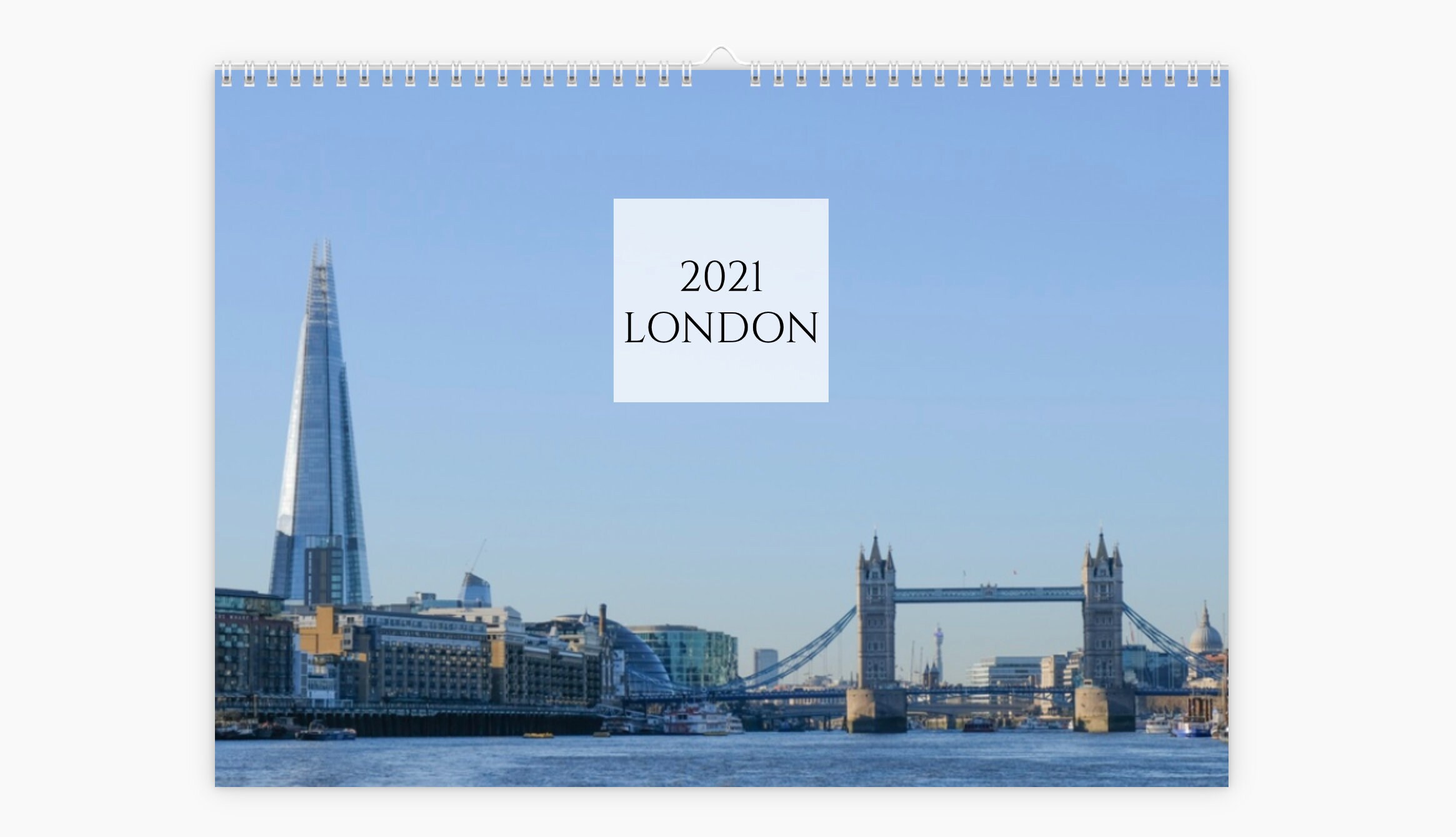 London 2021 Wall Calendar Large Deluxe 2021 Calendar Travel Etsy