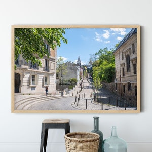 Montmartre Paris Photo, Parisian Street Photography, French Decor