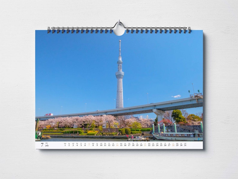 Tokyo 2024 Calendar A3 Wall Calendar A4 Calendar Japan Photography