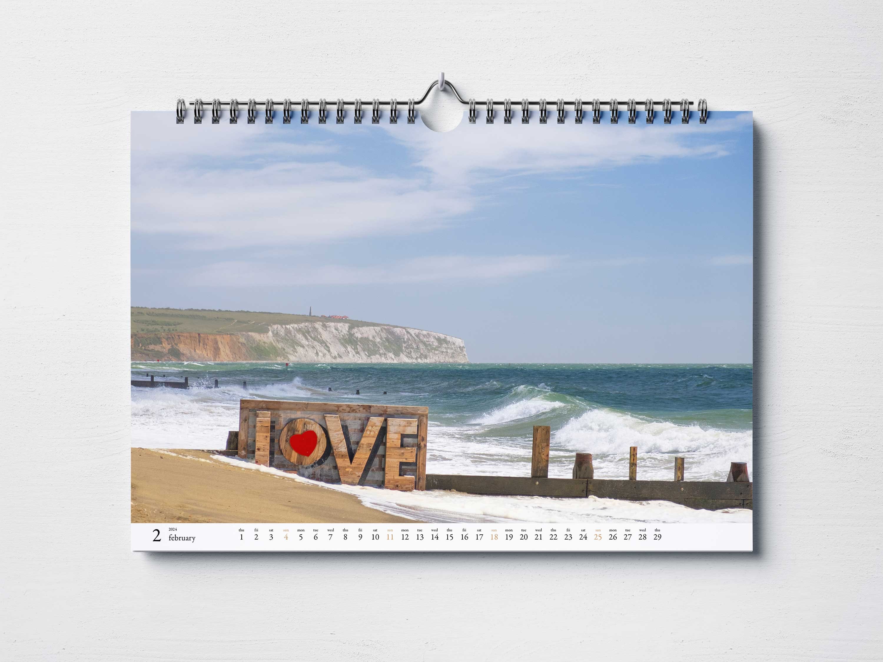 Isle of Wight 2024 Calendar A3 Wall Calendar A4 Calendar Isle of Wight
