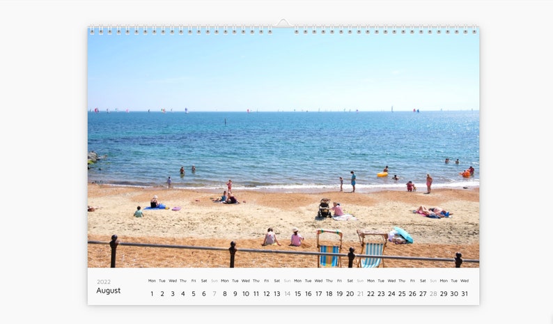 2023 Calendar Large Deluxe Isle Of Wight Calendar 2022 Wall Etsy