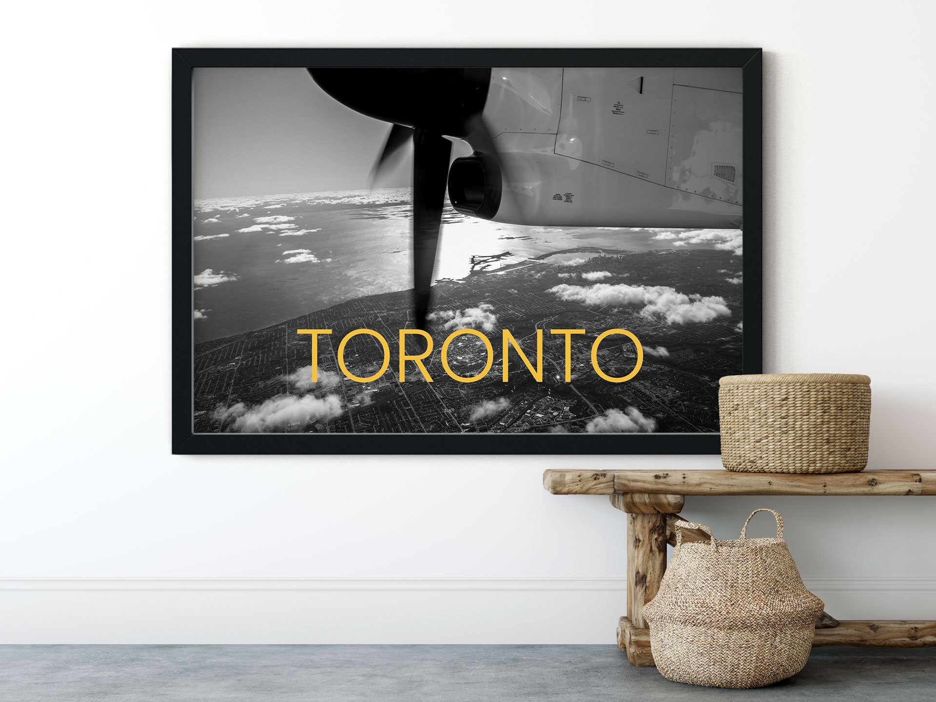 Photographie Aérienne, Toronto, Paysage Aérien, Decoration Murale Ciel, Affiche Voyage