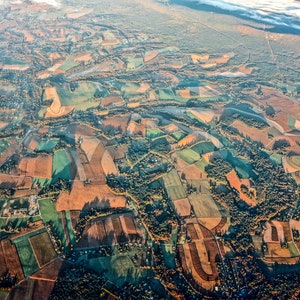 Photographie Aérienne, Vu du ciel, Paysage aérien, Decoration murale Vue aerienne image 2