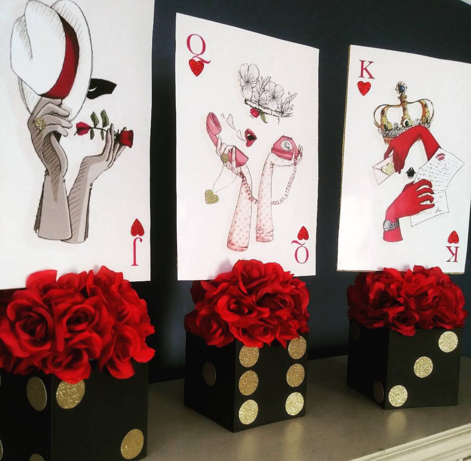 Casino Theme Centerpieces Etsy