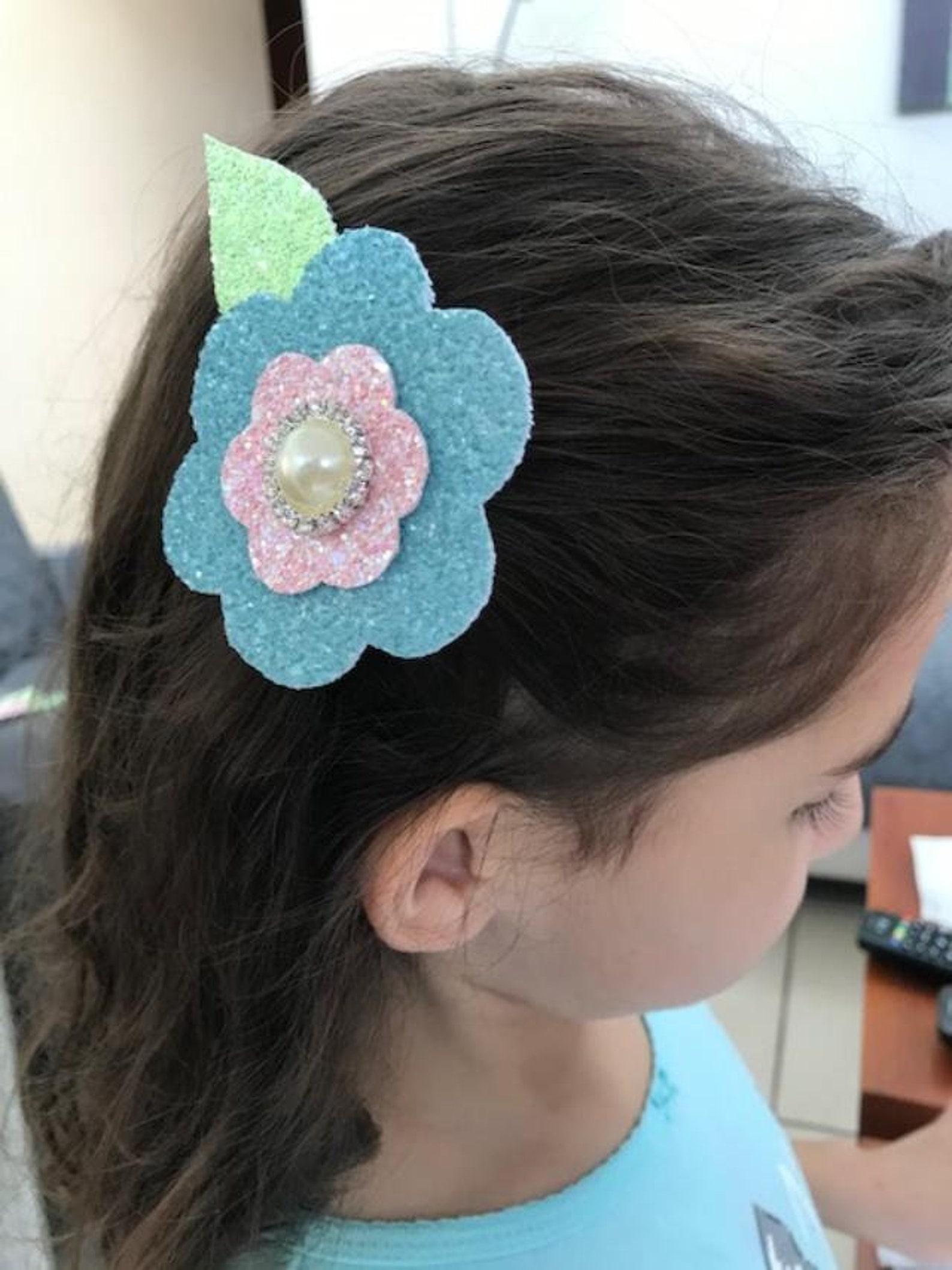 Hair Clip Baby Girl. Clip Flower. Hair Clip for Girls. Etsy