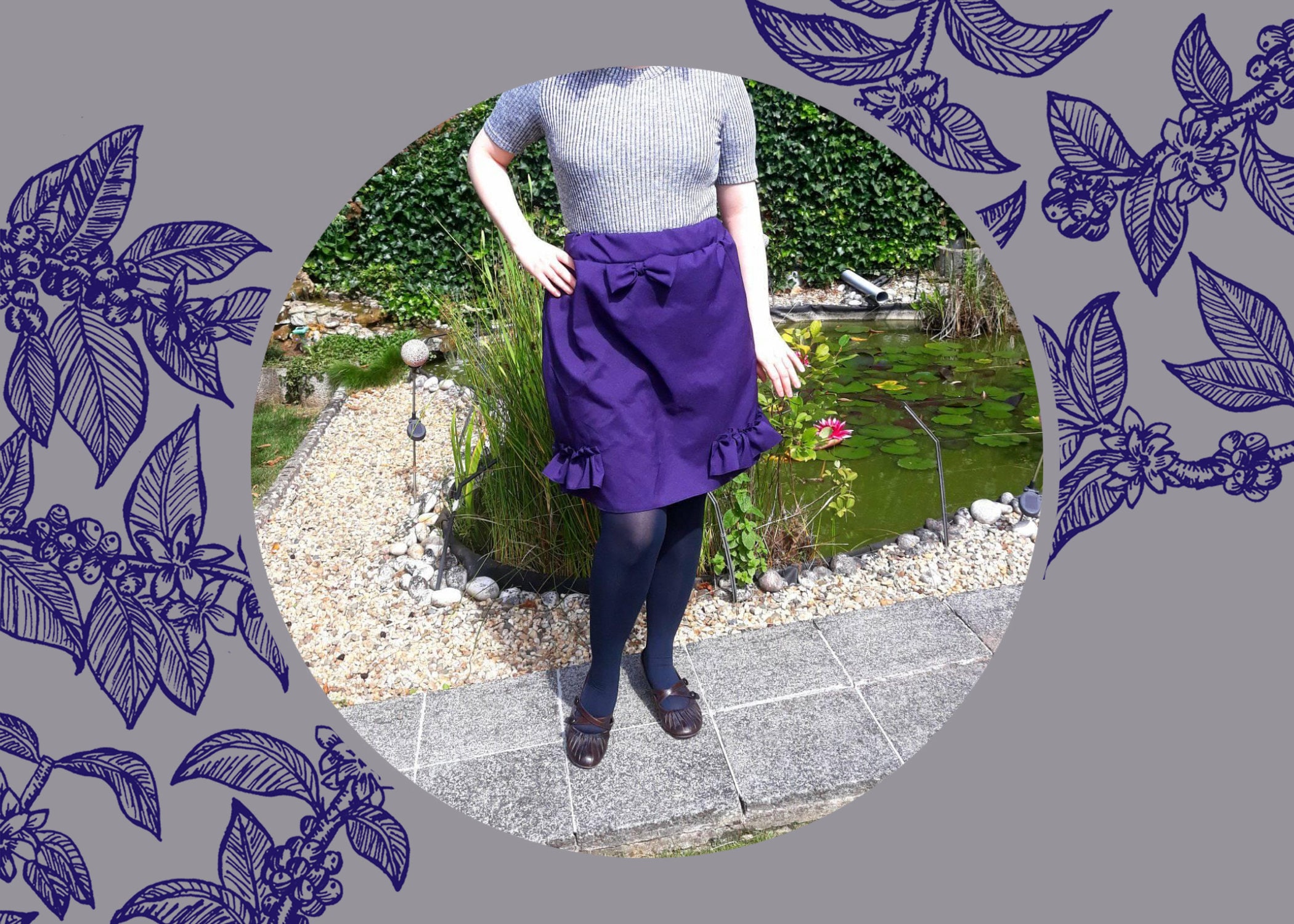 Falda Perséfone (adecuada para Larme, Girly Kei, Hime Gyaru, Goth