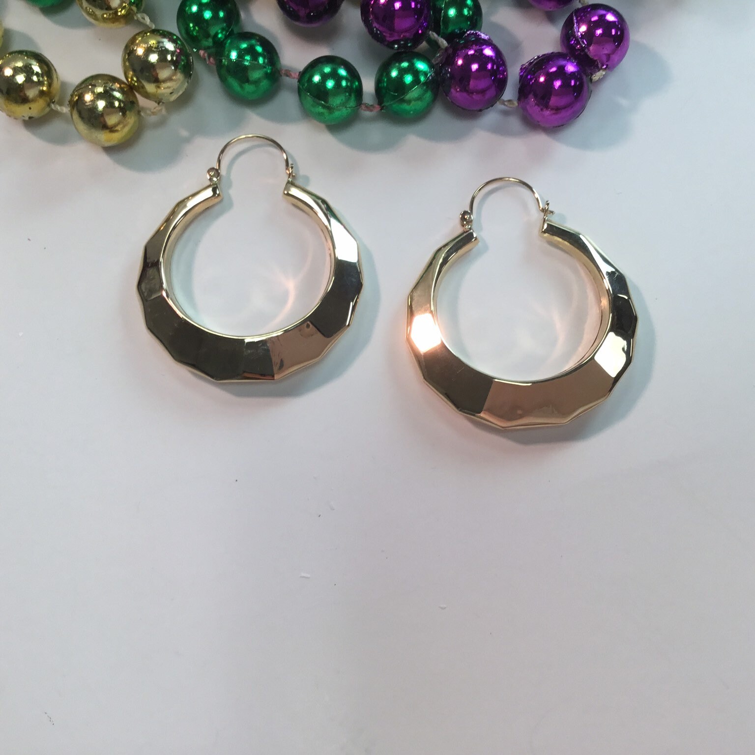 New Orleans Creole Hoop Earrings Etsy