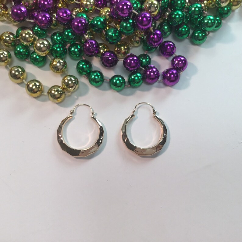 New Orleans Creole Hoop Earrings Etsy