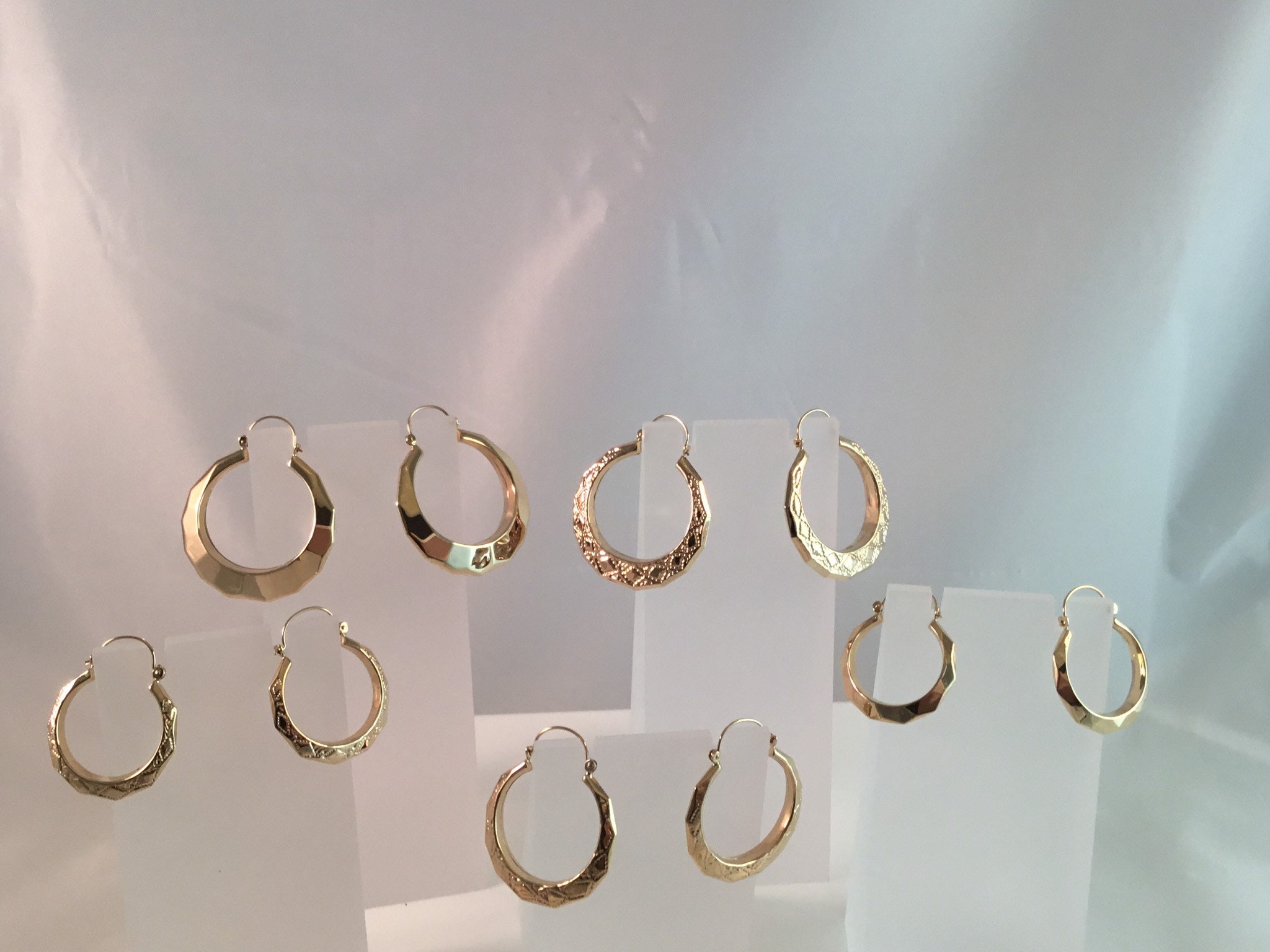 New Orleans Creole Hoop Earrings Etsy