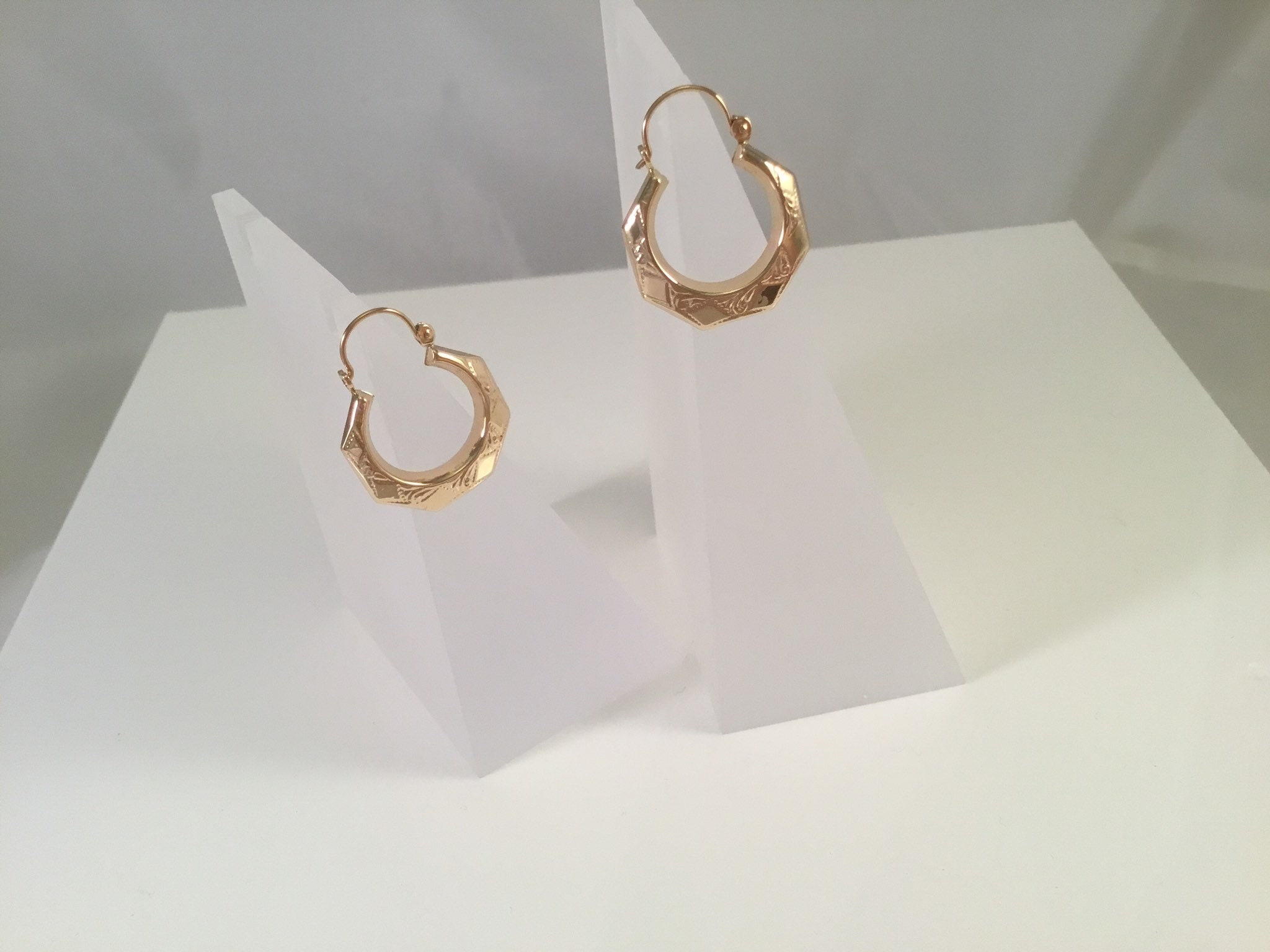 New Orleans Creole Hoop Earrings Etsy