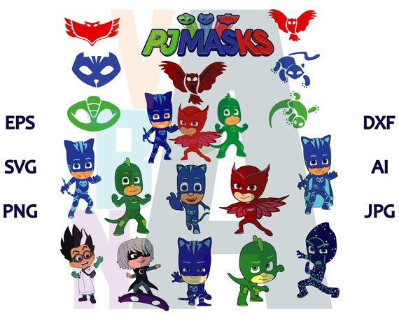 Download Pj Masks SVG Pj Masks Birthday Shirt pj masks Invitation ...