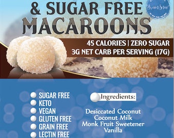 BrainSnac KETO LINE (K4) Keto Vegan Macaroons