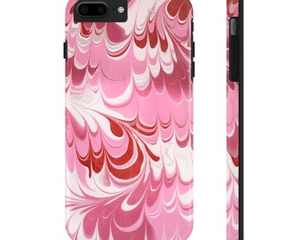 Marbled Phone Cases, Pink Red White Phone Cases, Case Mate Tough Phone Cases, Unique Phone Cases